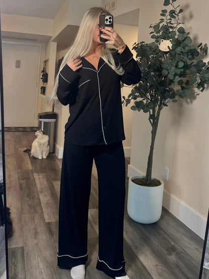 Black Pj Set