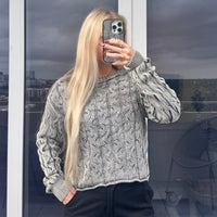 Charcoal Washed Sweater