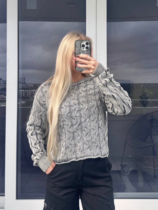 Charcoal Washed Sweater