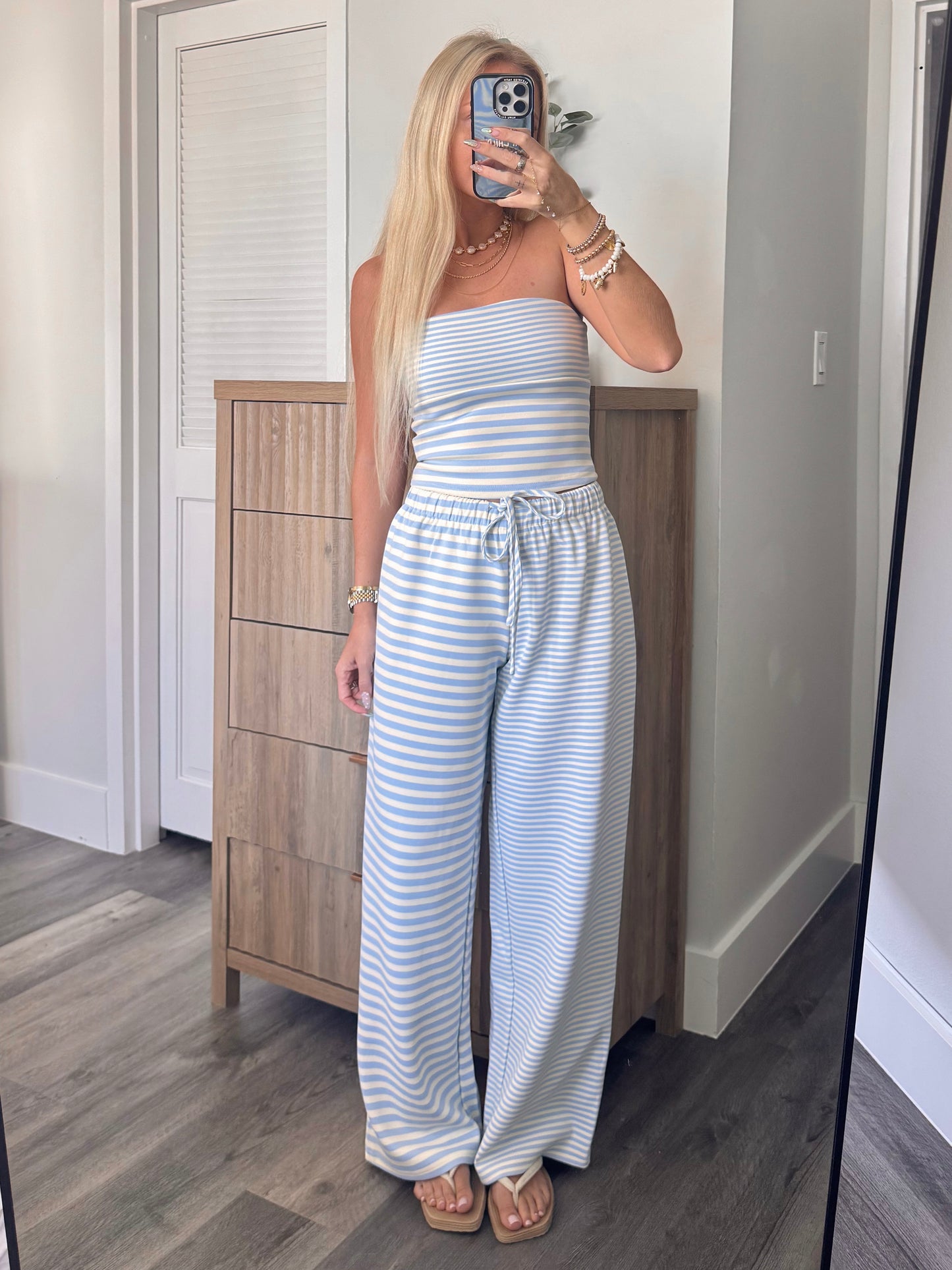 Hallie Striped Set