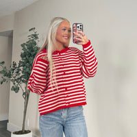 Lauren Cardigan- Red