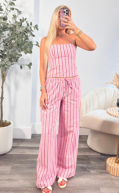 Sweetheart Striped Set