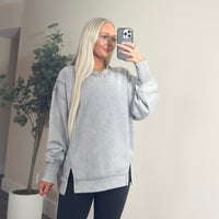 Soft Side Sweatshirt- Grey