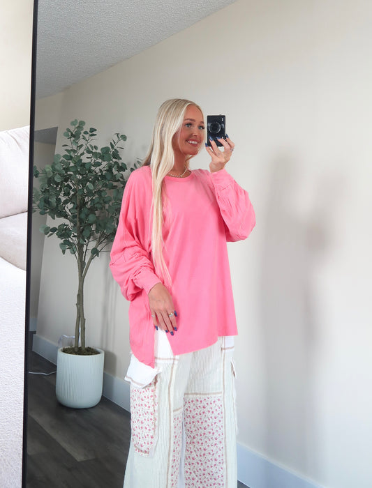 Watermelon Oversized Long Sleeve