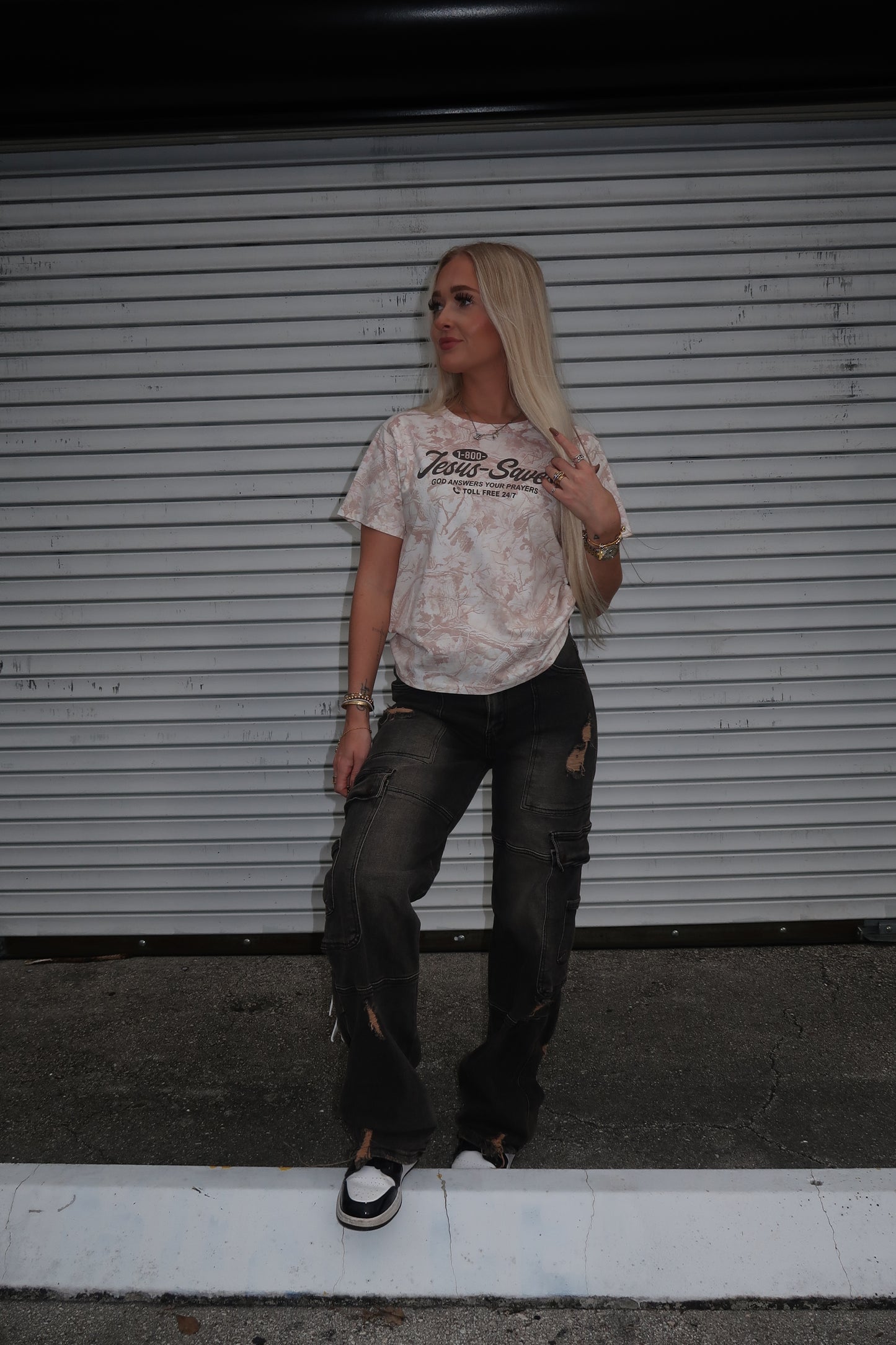 Jesus Saves Camo Shirt