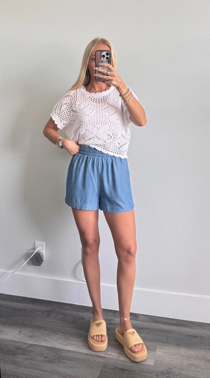 Soft Tencel Shorts