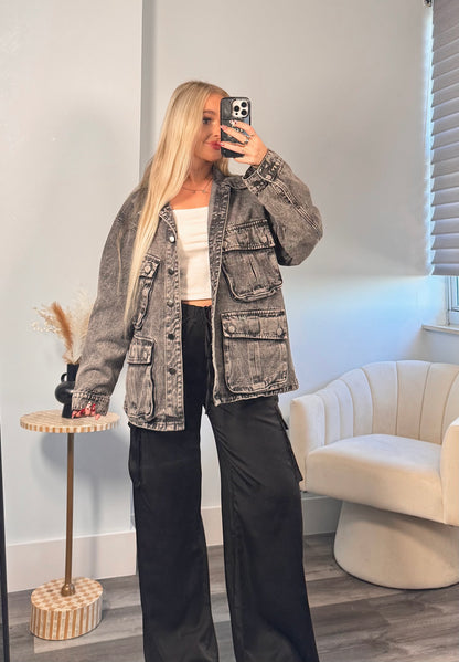 Oversized Cargo Jacket