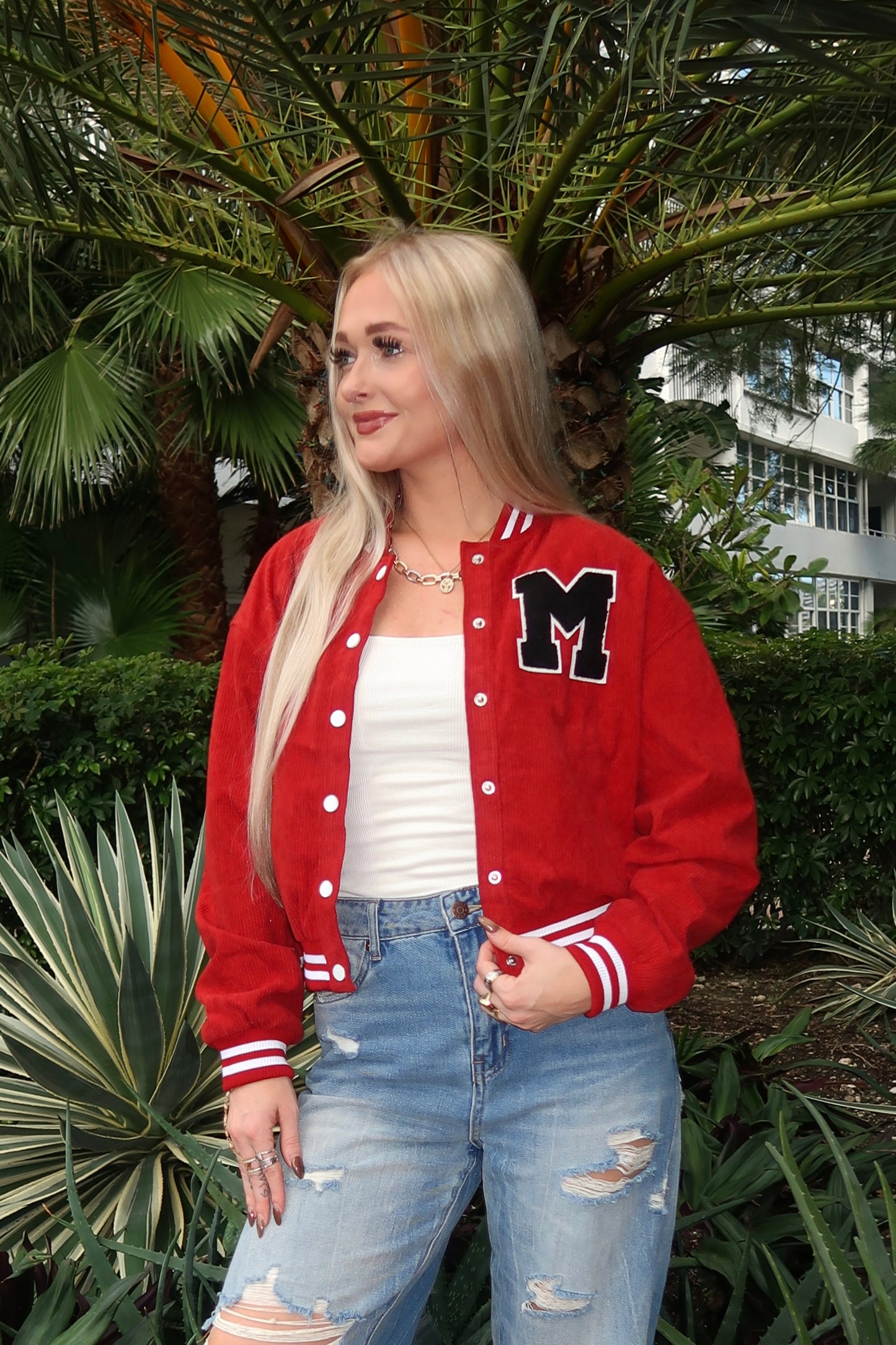 Red Varsity Jacket