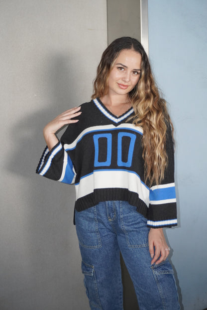 00 Knit Jersey- Blue