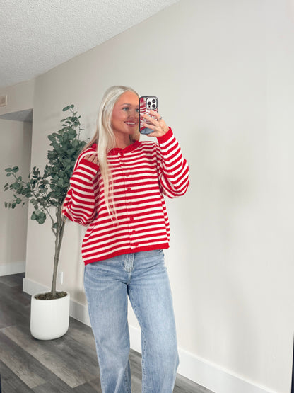 Lauren Cardigan- Red