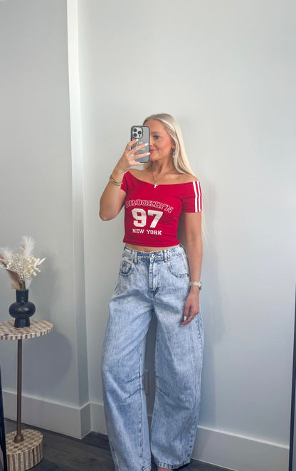 Brooklyn Off The Shoulder Top