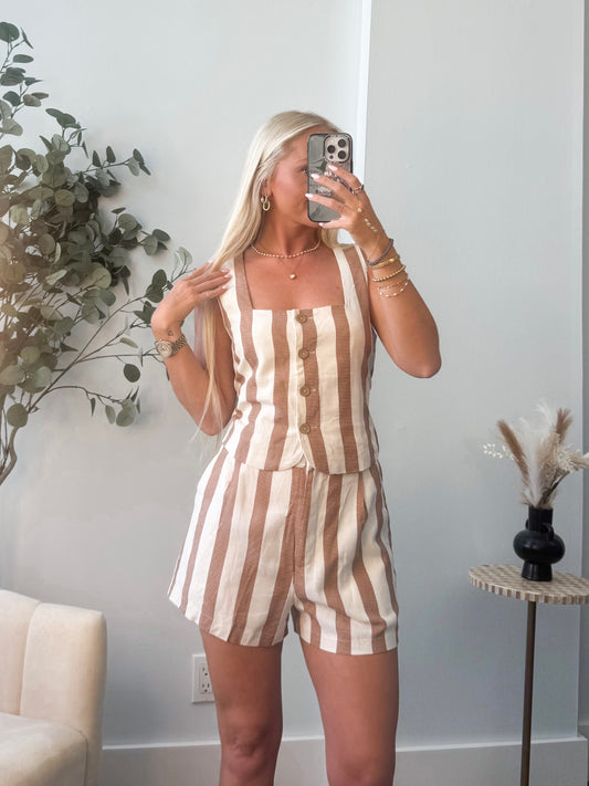 Cocoa Stripes Set
