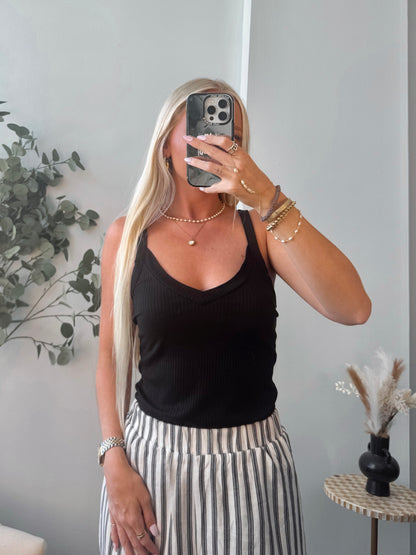 Rachel Ribbed Tank