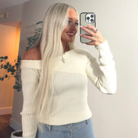 Mckenna Knit Long Sleeve- Cream