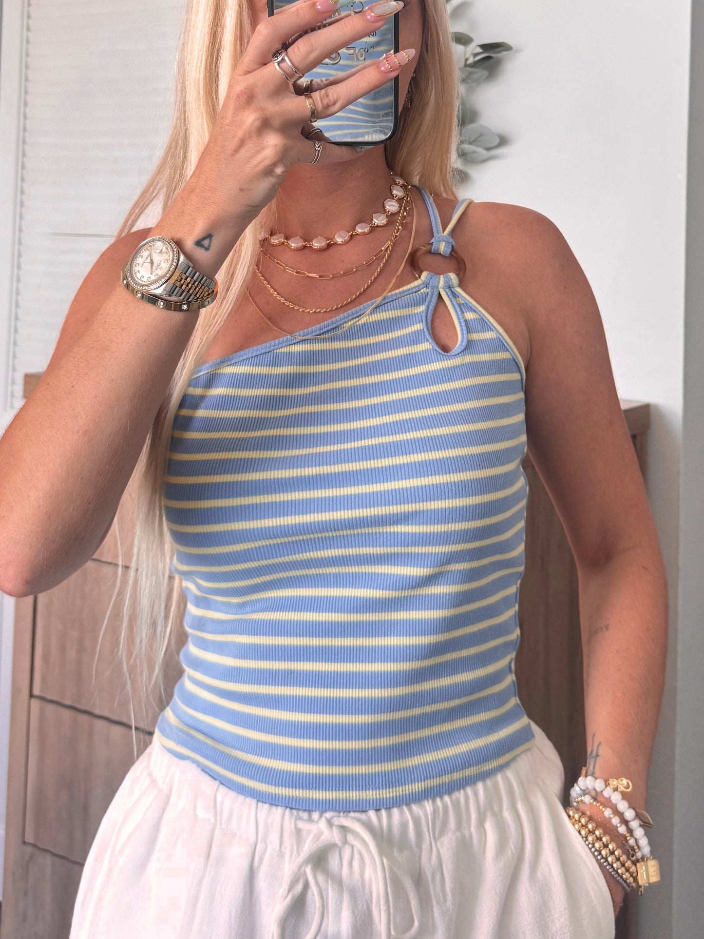 Abigail Striped Tank