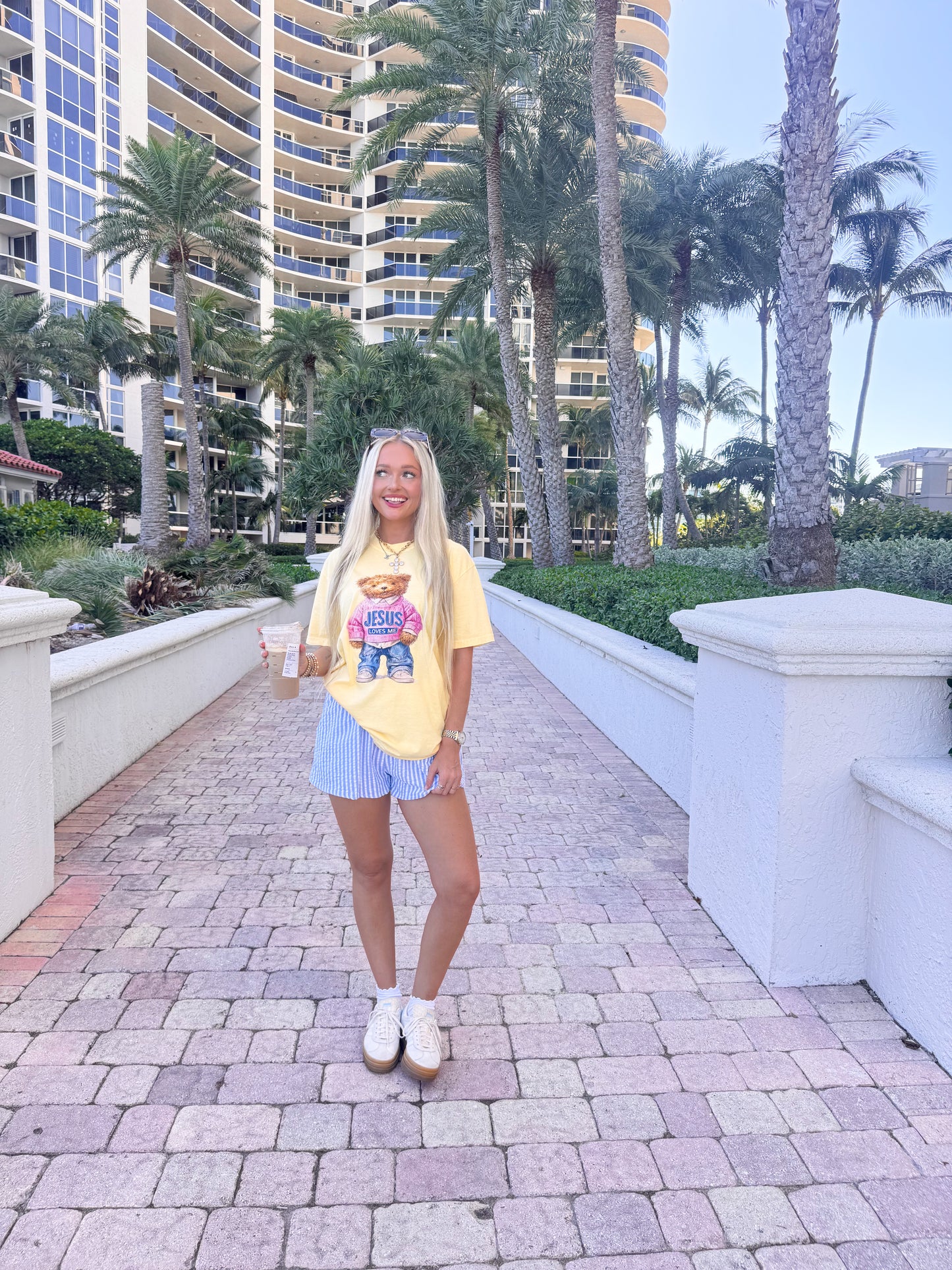 Jesus Loves Me Bear Tee