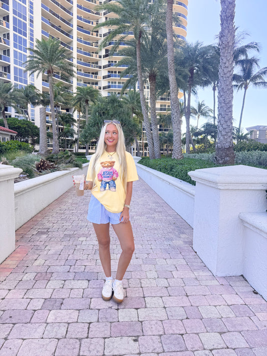 Jesus Loves Me Bear Tee