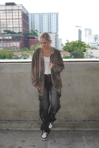 Washed Oversized Jacket