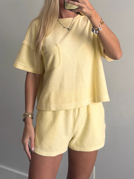 Sunshine Ribbed Set