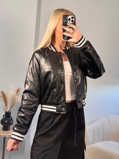 Quilted Leather Jacket