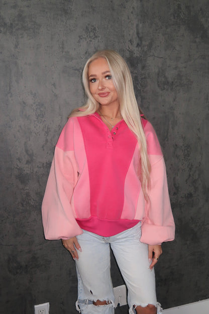 Multi Pinks Pullover