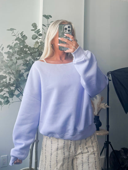 Do Not Disturb Off the Shoulder Sweatshirt