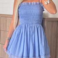 Lucy Lace Romper Dress