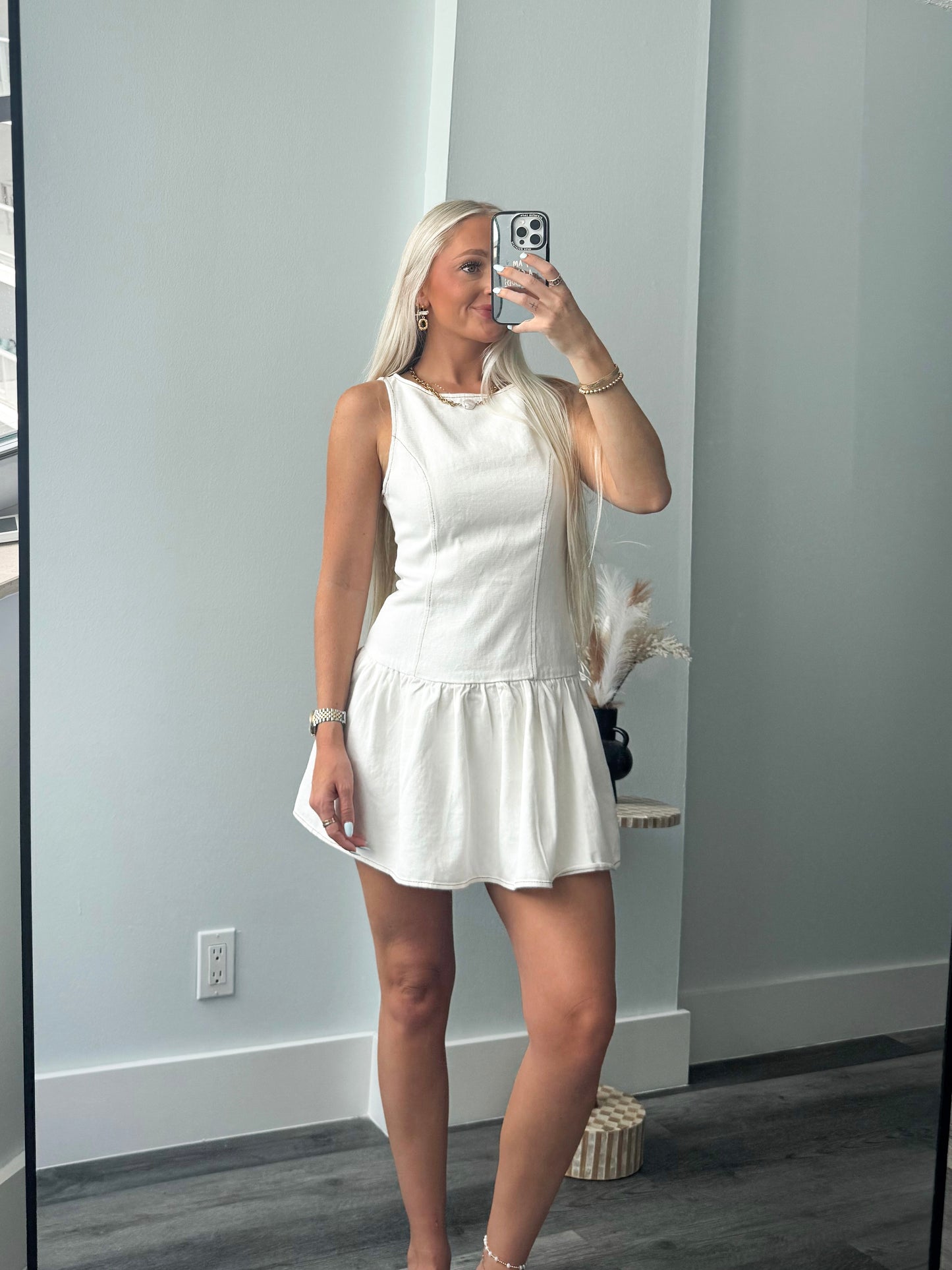 Country Charm Denim Dress