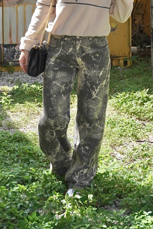 Splatter Print Pants