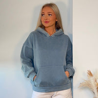 Vintage Wash Stitched Hoodie