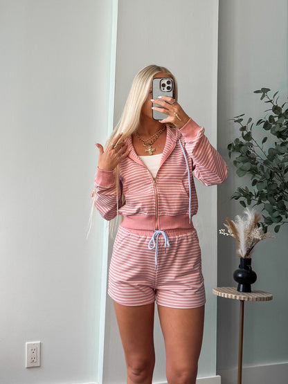 Bubblegum Skies Striped Set
