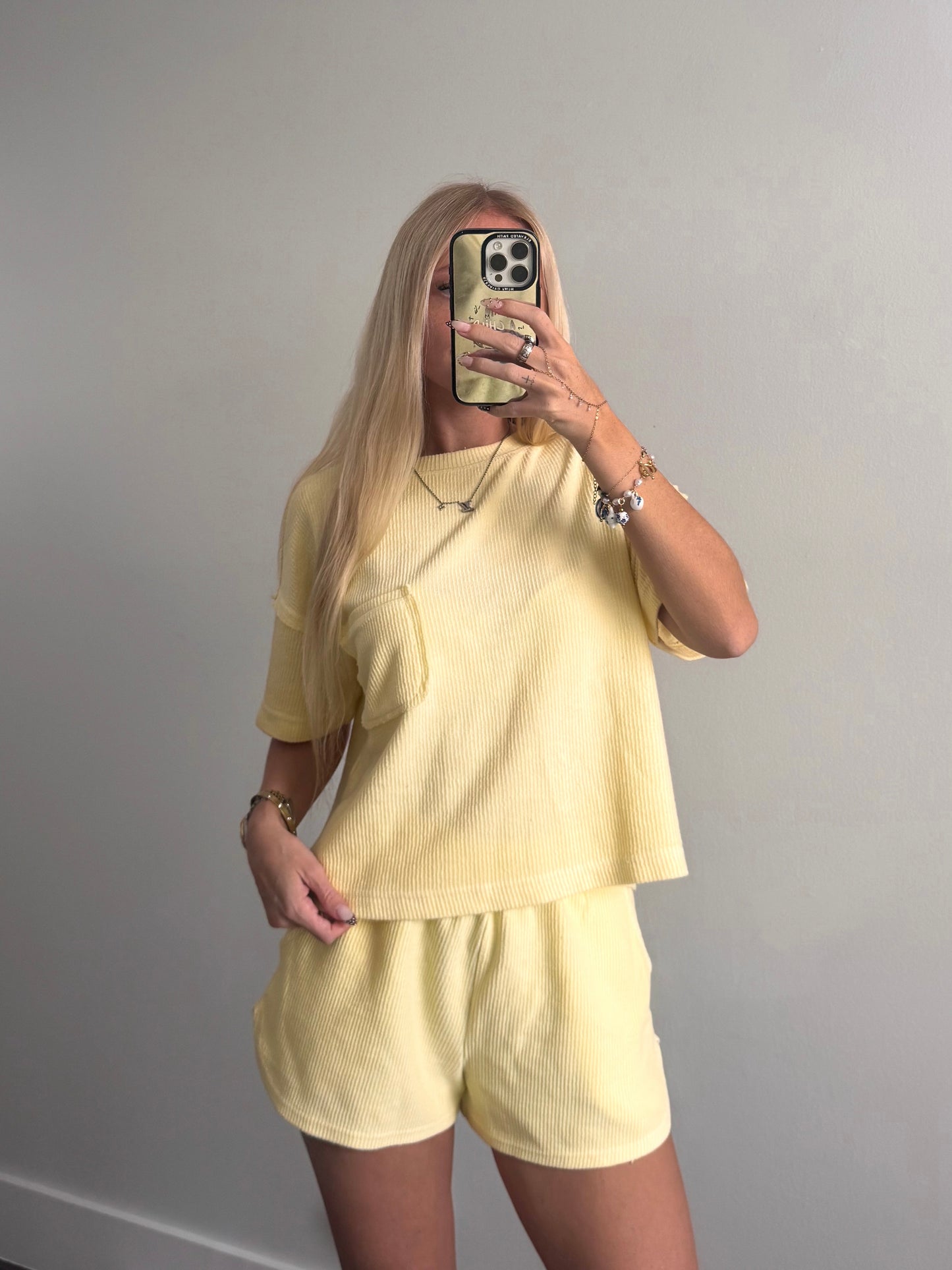 Sunshine Ribbed Set