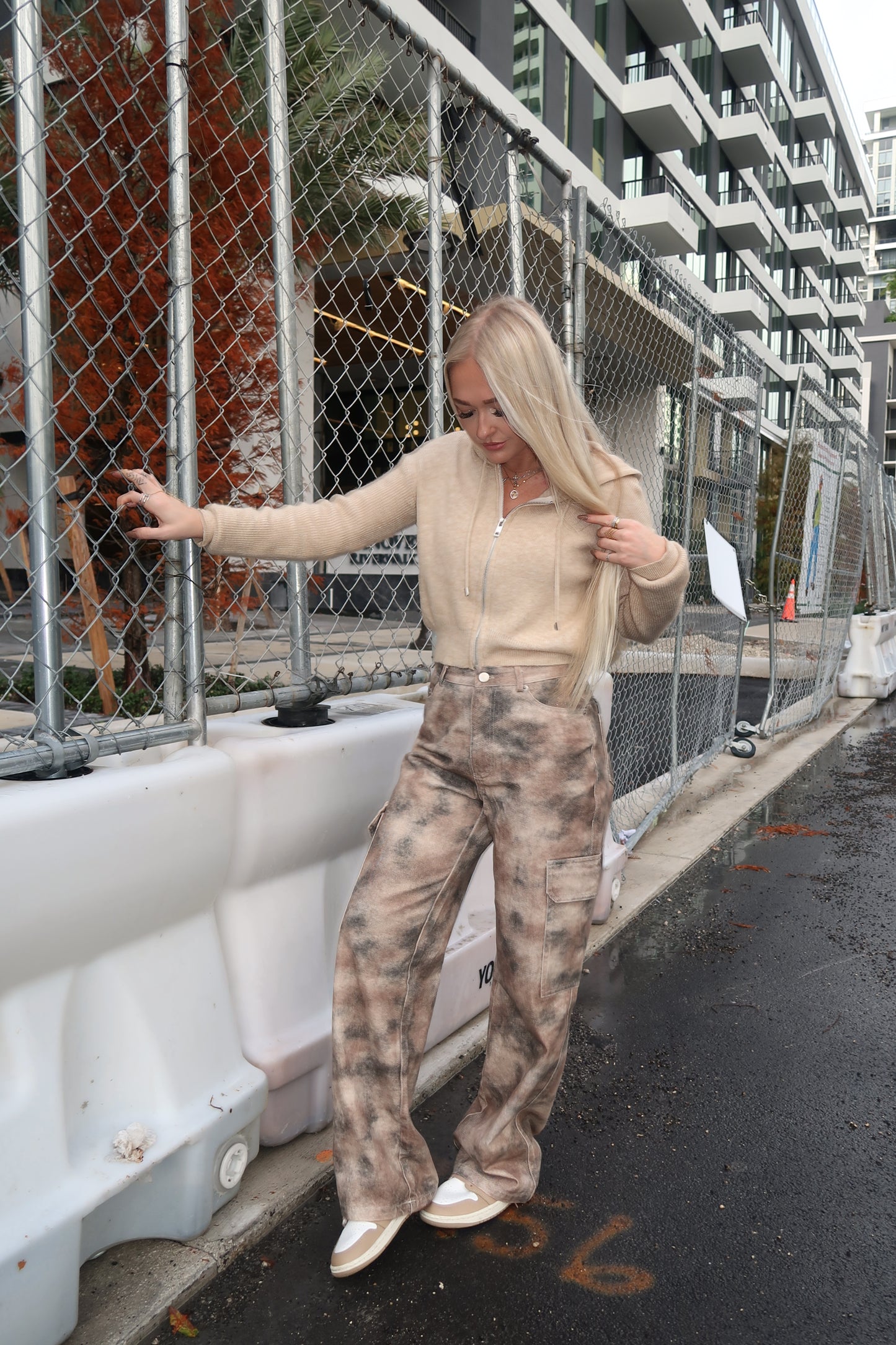 Multi Color Cargo Pants