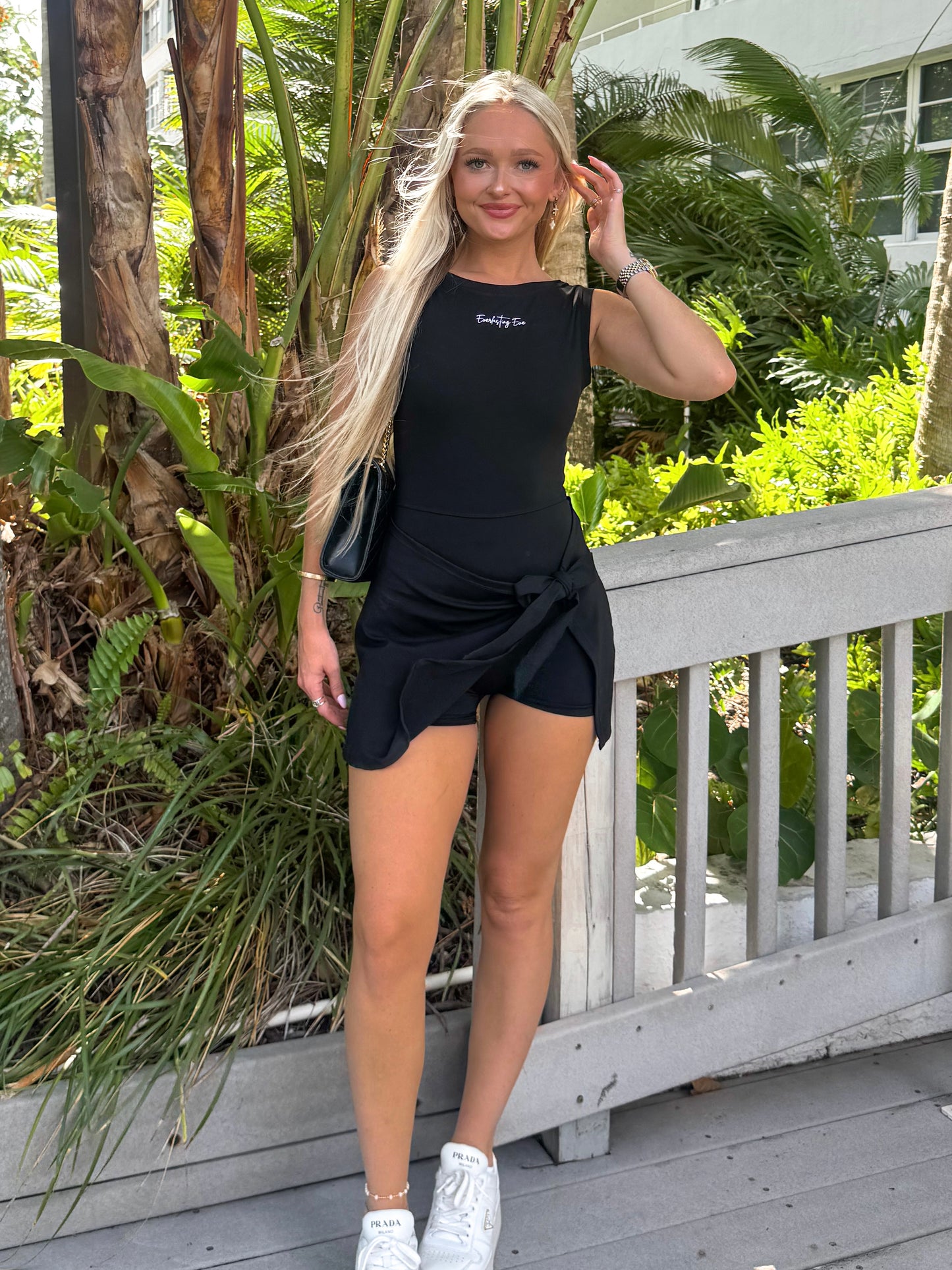 EE Wrap Romper Dress