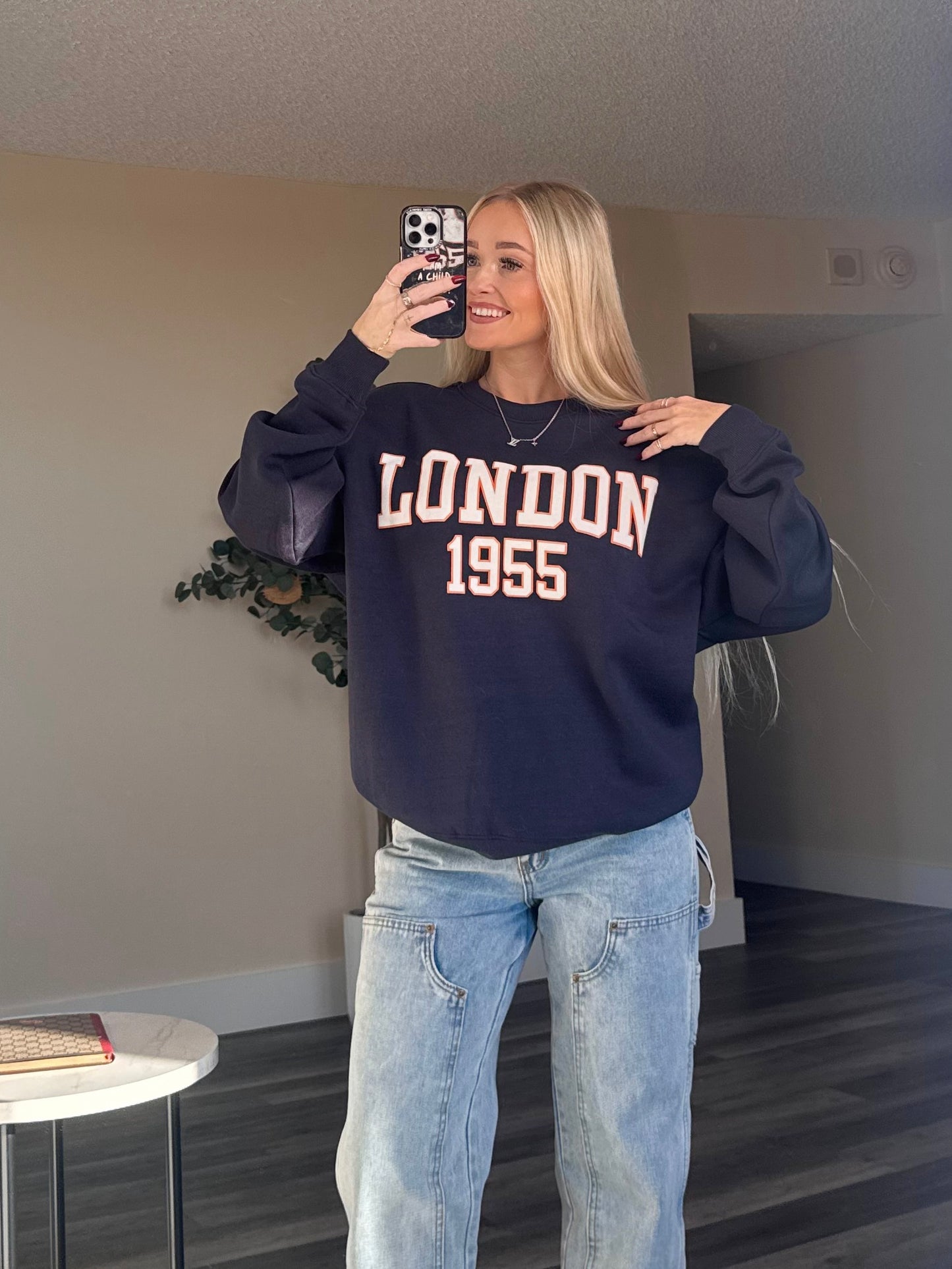 London Navy Sweatshirt