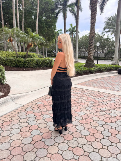 Midnight in Monaco Open Back Set