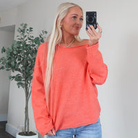 Alexa Sweater- Coral