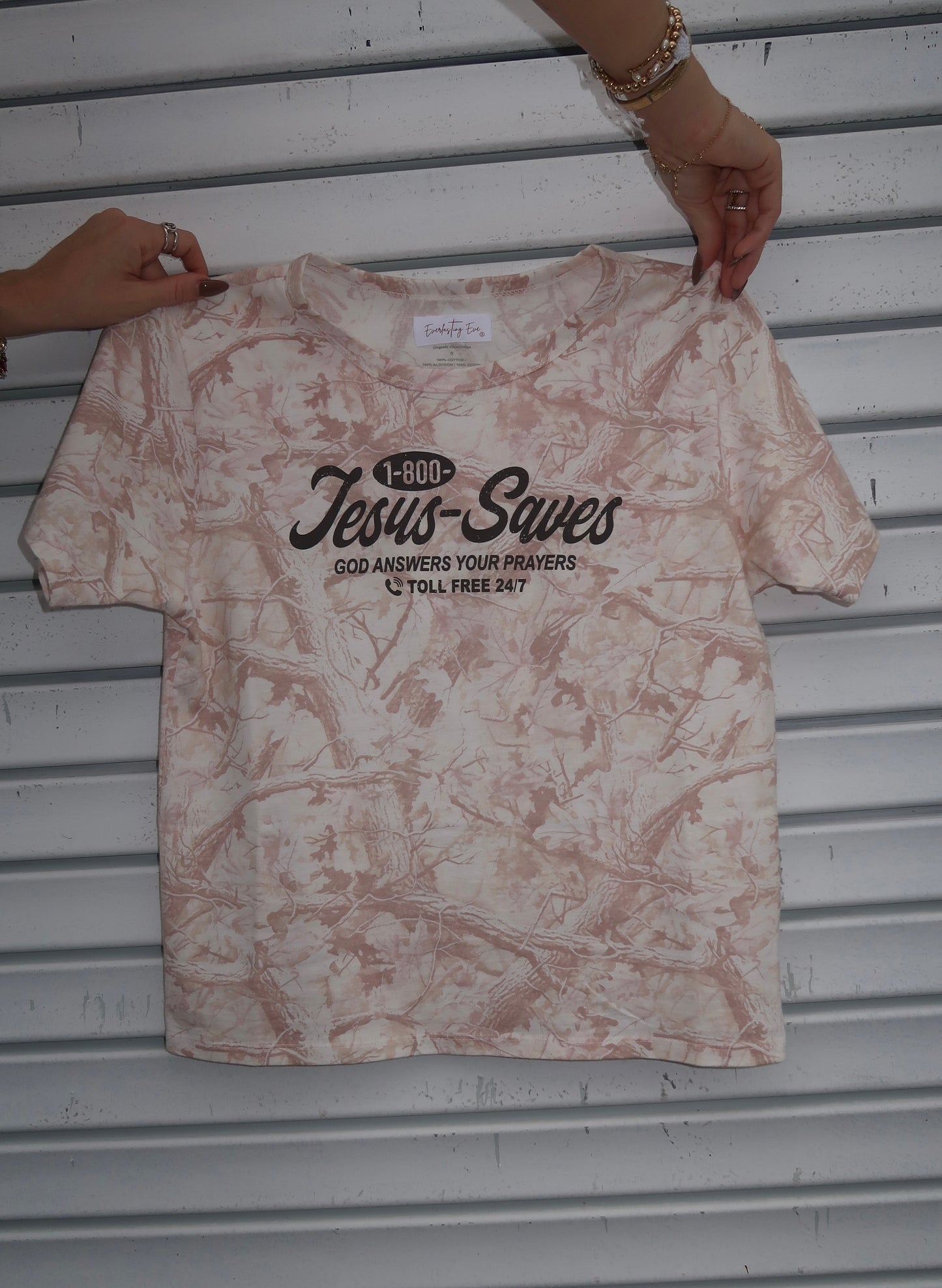 Jesus Saves Camo Shirt