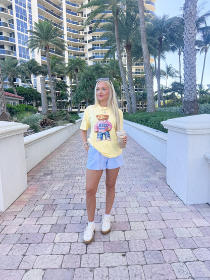 Jesus Loves Me Bear Tee