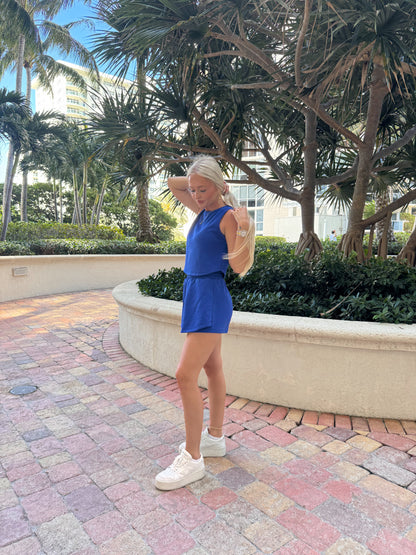 Royal Blue Skort Set