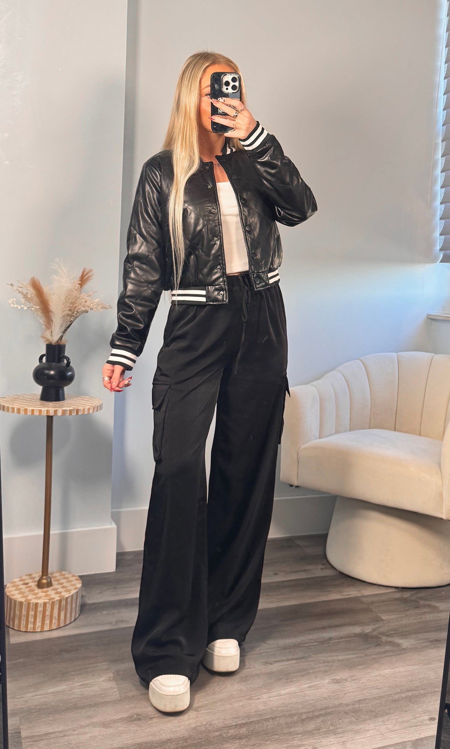 Quilted Leather Jacket