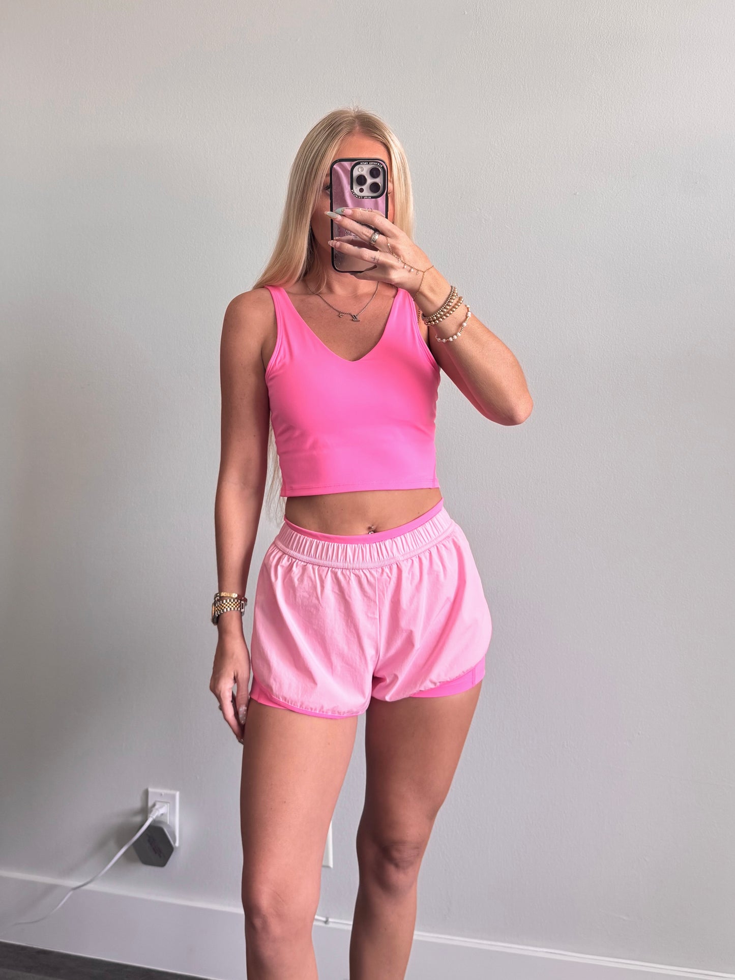 Layered Athletic Shorts