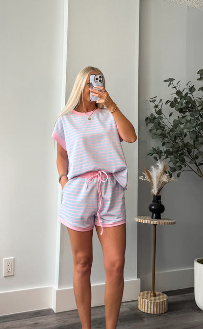 Cotton Candy Striped Set