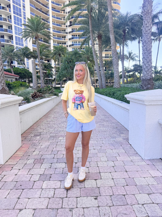 Jesus Loves Me Bear Tee