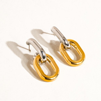 Two tone Earrings
