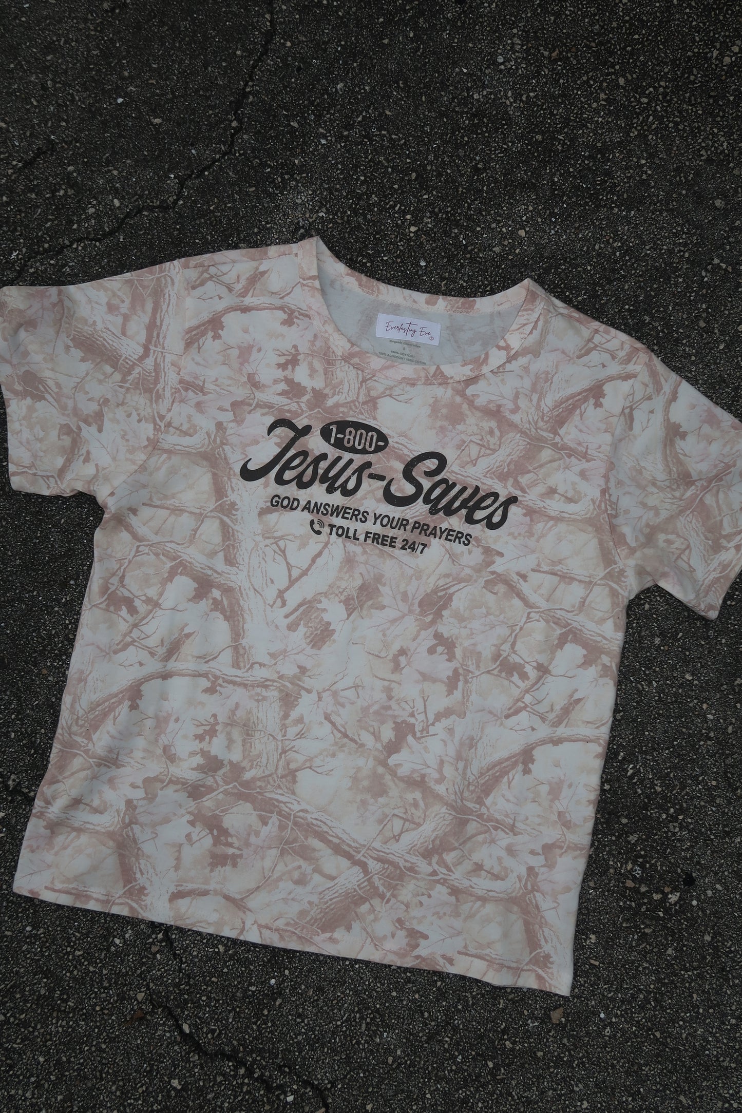 Jesus Saves Camo Shirt