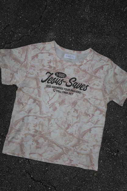 Jesus Saves Camo Shirt