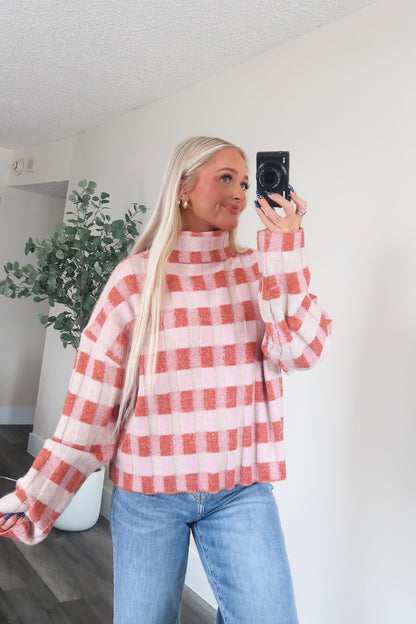 Autumn Sunrise Turtleneck Sweater