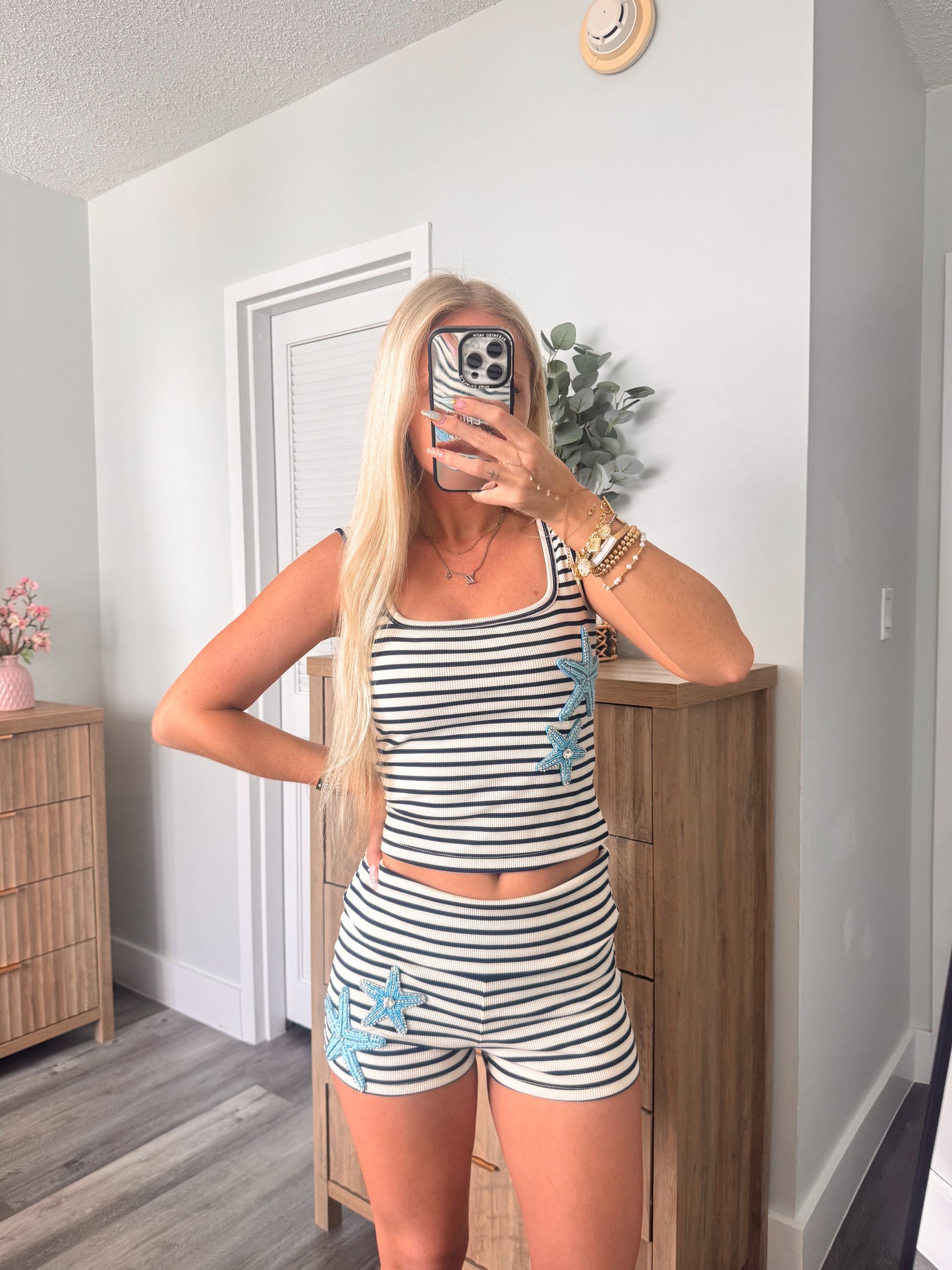 Starfish Striped Set