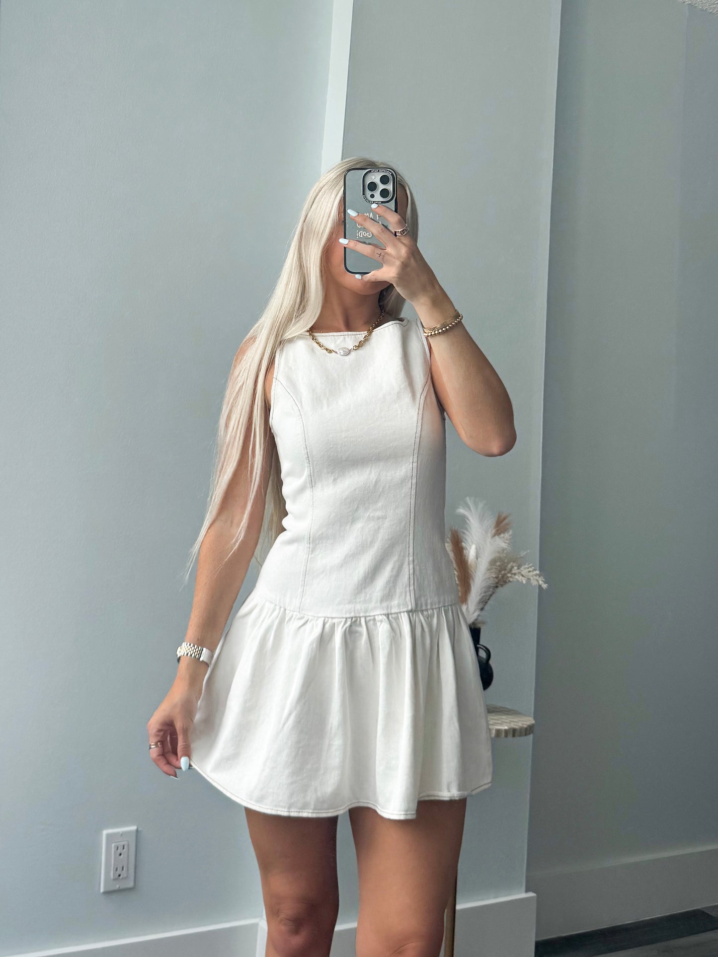 Country Charm Denim Dress